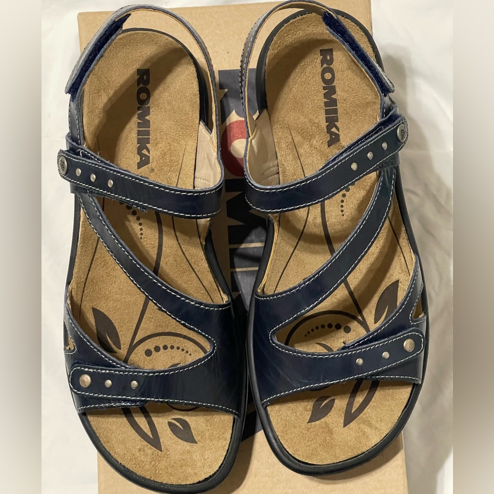 ROMIKA IBIZA 70 Blue Sandal - Size 37 (6-6.5)